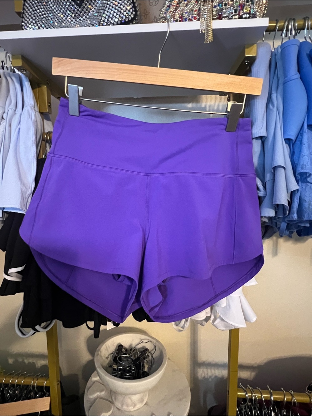 Lululemon Speed Up High-Rise Lined
Short 2.5"
Moonlit Magenta size 6